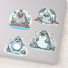 Pegatina Neil The Seal 2