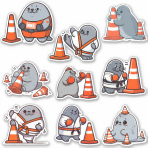 Pegatina Neil The Seal 4