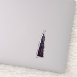 Pegatina Neon Art Deco Skyscraper Sticker