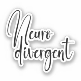 Pegatina Neurodivergente | Conciencia sobre la neurodiversi