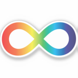 Pegatina Neurodiversidad Autismo Conciencia Aceptación Arco