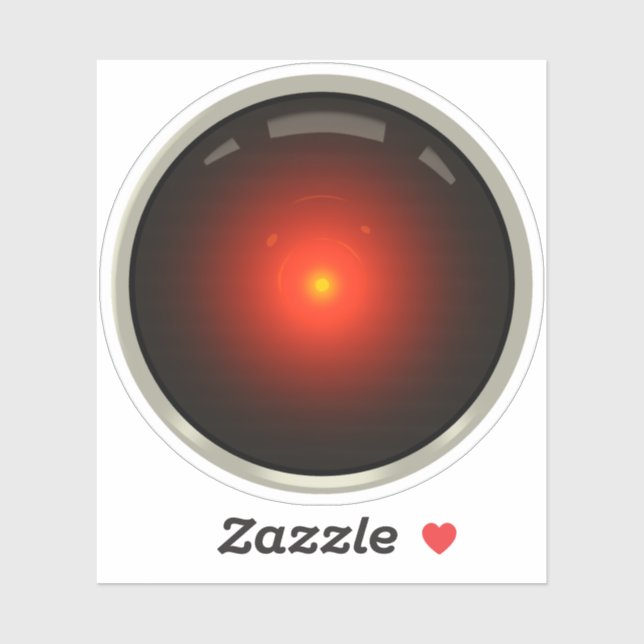 Pegatina Never Alone (rojo) (Hoja)