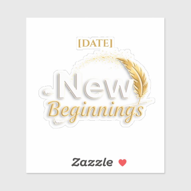 Pegatina New Beginnings Sticker / Sticker Nuevos Comienzos (Hoja)