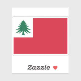 Pegatina New England Pine Tree Flag