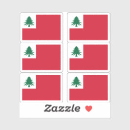Pegatina New England Pine Tree Flag Sticker Pack