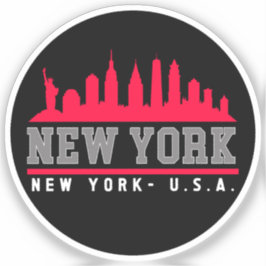 Pegatina New York City Fun Skyline
