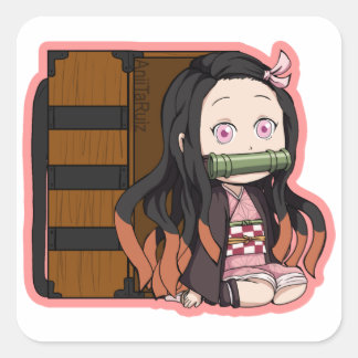 pegatina nezuko