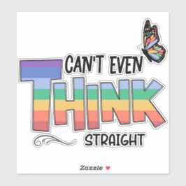 Pegatina Ni siquiera se puede pensar directamente