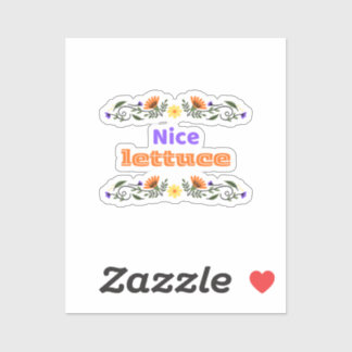 Pegatina Nice Lettuce Best Chirps Hockey Sticker