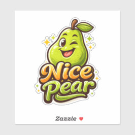 Pegatina Nice Pear - Feelin Fruity - Foodie Fiends