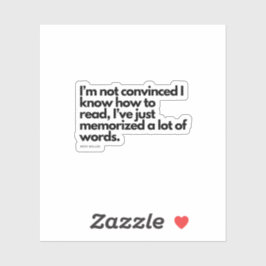 Pegatina Nick Miller Quote