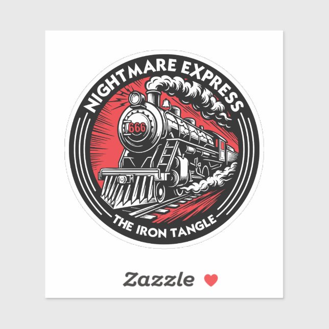 Pegatina Nightmare Express | Dungeon Crawler Carl (Hoja)