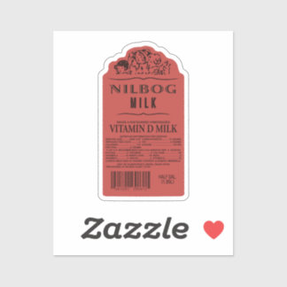 Pegatina Nilbog Milk Vinyl Sticker