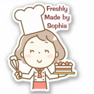 Pegatina Niña Chef