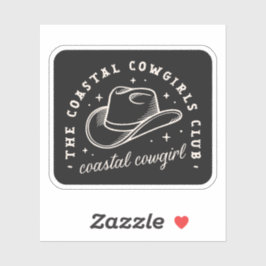 Pegatina Niña de la discoteca costera negra de estética occ