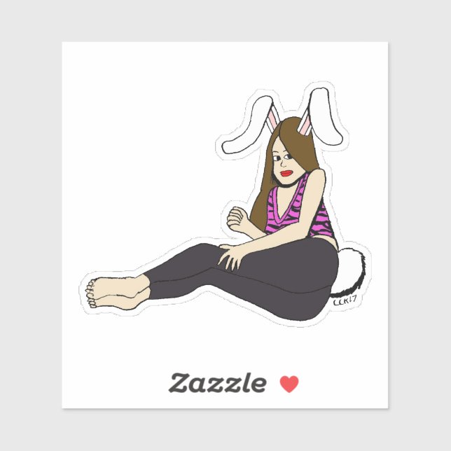 Pegatina niñera (Hoja)