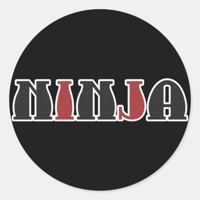 Pegatina Ninja (Anverso)