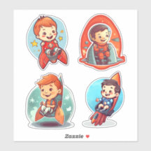 Niño pequeño en un cohete | Ciencia y espacio