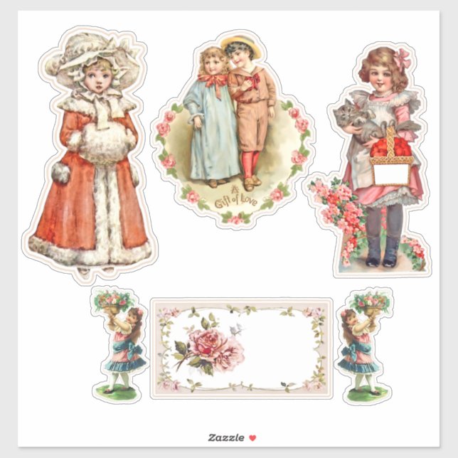 Pegatina Niños de Victoria (Hoja)