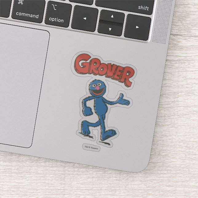 Pegatina Niños Grover Vintage (Detalle)