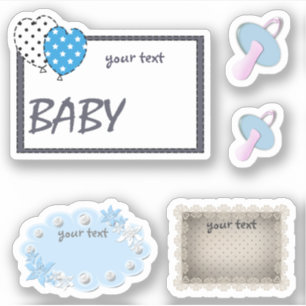 Pegatina Niños personalizados, niños, vintage, retro