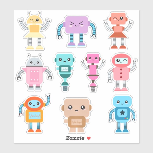 Pegatina Niños robos pequeños (Hoja)