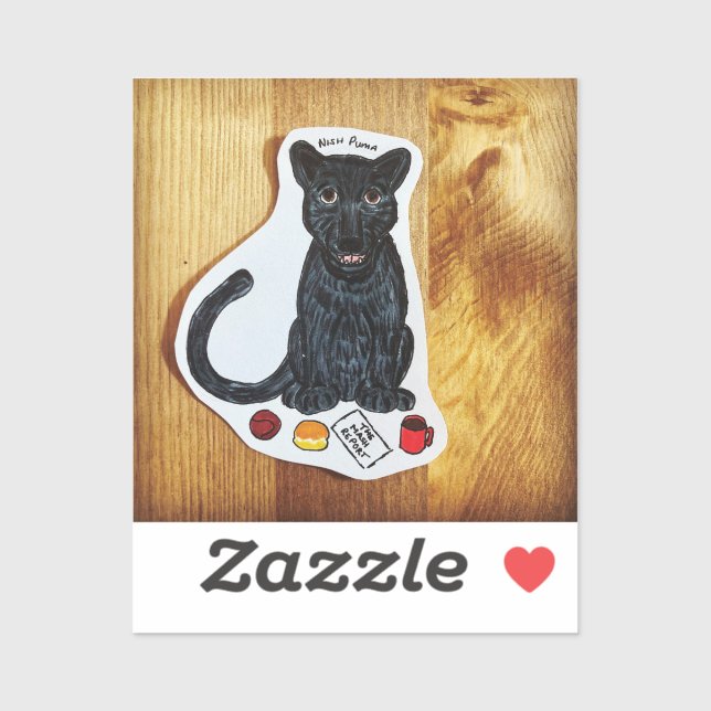 Pegatina Nish Puma (Hoja)