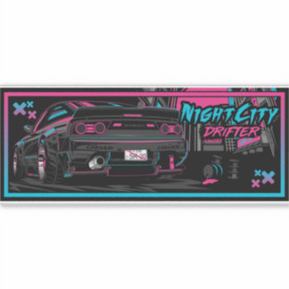 Pegatina Nissan 240sx s13