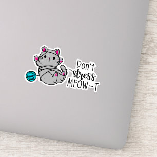 Pegatina No enfatizar MEOW-T