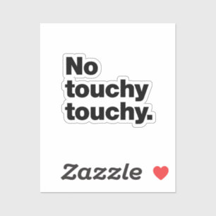 Pegatina No es sensible