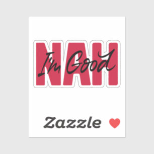 Pegatina No, estoy bien.