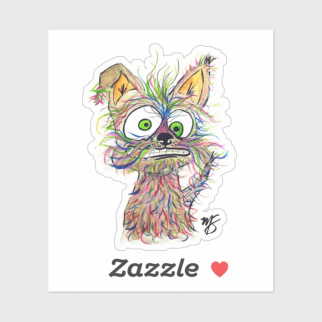 Pegatina ¡No estoy estresado! (Hoja)