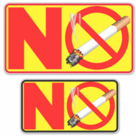 Pegatina No fumar No Fumar