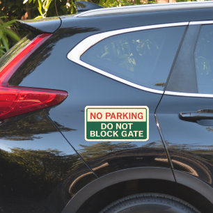 Pegatina No hay estacionamiento para bloquear el Rótulo de 