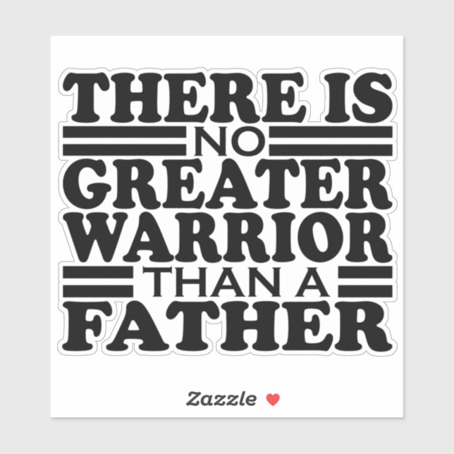 PEGATINA NO HAY MÁS GUERRA QUE UN PADRE. (Hoja)