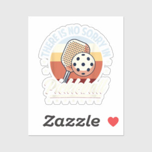 Pegatina No Hay Perdón En El Pickleball