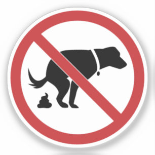 Pegatina No hay Rótulo prohibido