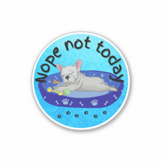 Pegatina No, hoy Francia