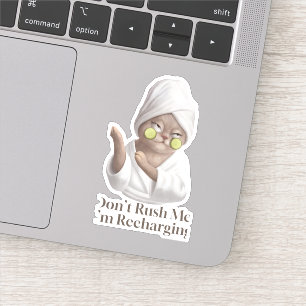 Pegatina No me apresures - Miss Meow muere cortada