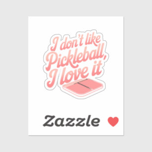 Pegatina No me gusta la pelota de póleo, me encanta