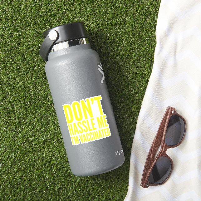 PEGATINA NO ME MOLESTES ESTOY VACUNADO  (HydroFlask Insitu)