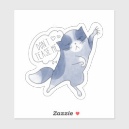 Pegatina No me molestes Kitty