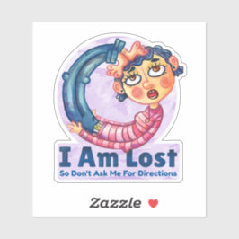 Pegatina No me pidas instrucciones Parachoque