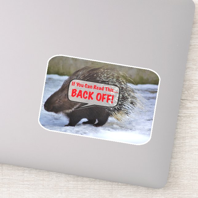 Pegatina No me sacudas (Detalle)