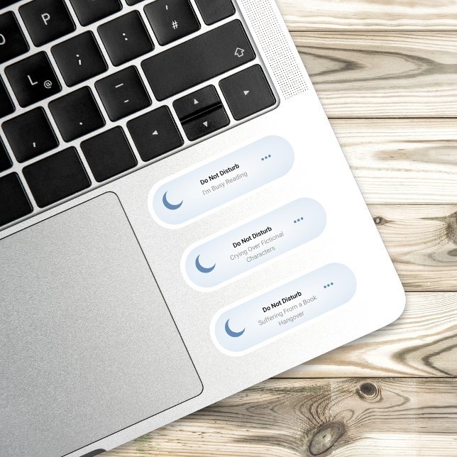 Pegatina No molestar - Divertido juego de amantes del libro (Subido por el creador)