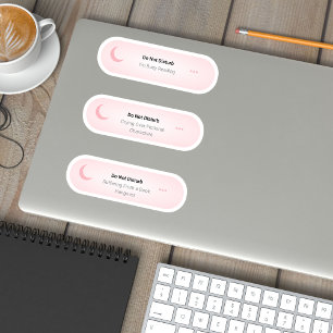 Pegatina No molestar - juego de amantes de libros