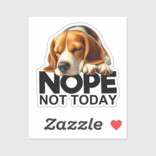 Pegatina No, no es Beagle