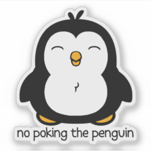 Pegatina No Se Corta El Pingüino