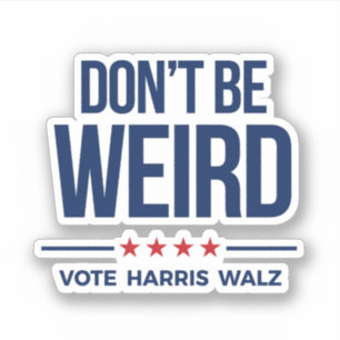 Pegatina NO SE ERAN - Vota Harris Walz
