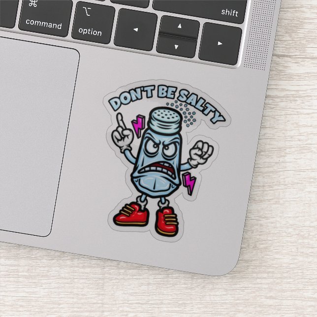 Pegatina No seas salado (Detalle)
